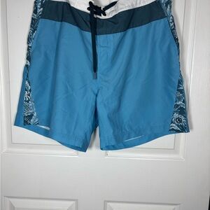 Blue and White Swim Shorts New with tags